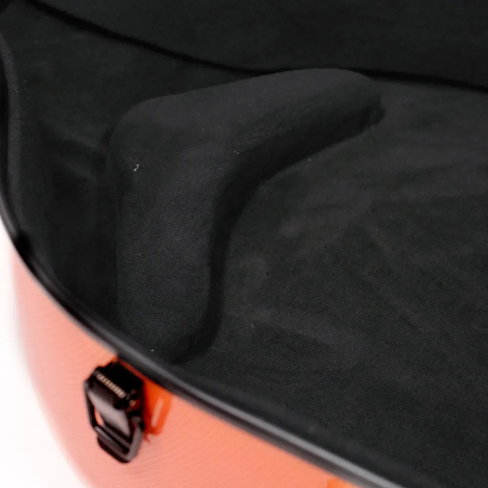 TG Polycarbonate Cello Case with Music Pocket - Burnt Orange — view 5