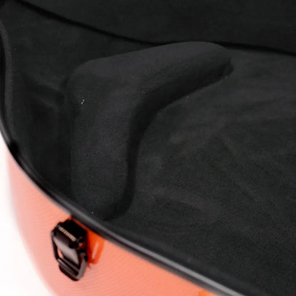 TG Polycarbonate Cello Case with Music Pocket - Burnt Orange — view 5