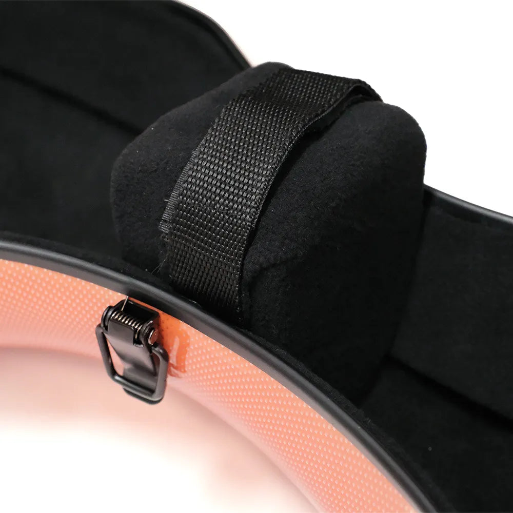 TG Polycarbonate Cello Case with Music Pocket - Burnt Orange — view 4