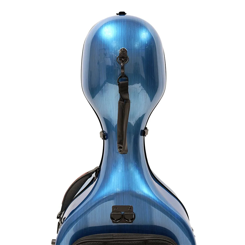 TG Polycarbonate Cello Case with Music Pocket - Blurple — view 4