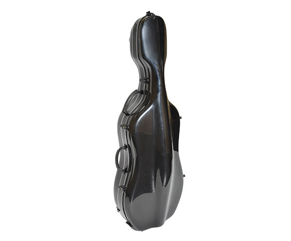 Cello Case-Fibreglass HQ Deluxe-Black