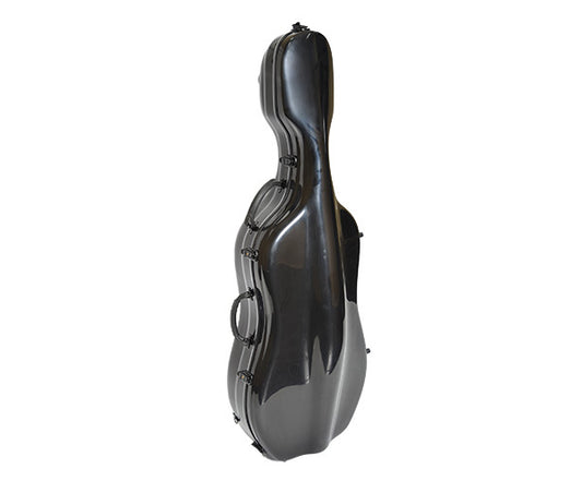 Cello Case-Fibreglass HQ Deluxe-Black