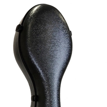 HQ Polycarbonate Cello Case DIGI Black with Internal Padding and Wheels — view 4