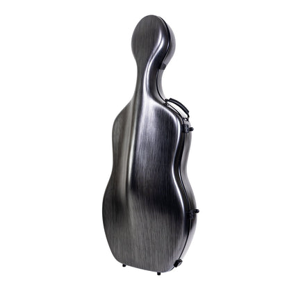 HQ Nouveau Polycarbonate Cello Case Silver Black Lightweight 4kg — view 2