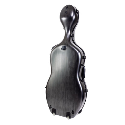 HQ Nouveau Polycarbonate Cello Case Silver Black Lightweight 4kg — view 3