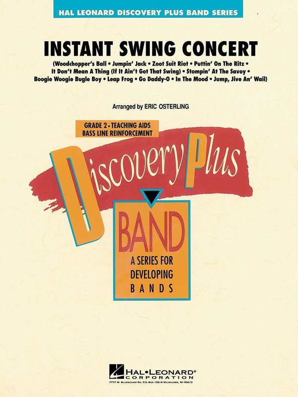 Instant Swing Concert Cb2 Sc/Pts (Pod) (Hal Leonard)
