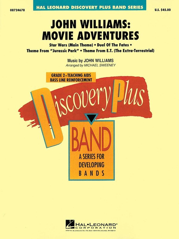 John Williams Movie Adventures Band Score CB2 SC/PTS