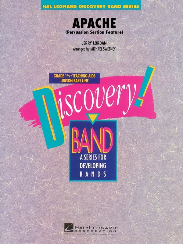 Apache — Percussion Feature Concert Band Grade 1.5 (Hal Leonard)