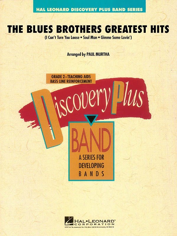 The Blues Brothers Greatest Hits — Concert Band Grade 2, Score & Parts (Hal Leonard)
