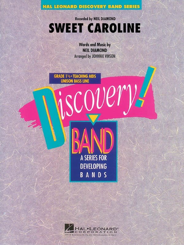 Sweet Caroline CB1.5 SC/PTS - Hal Leonard Band Arrangement