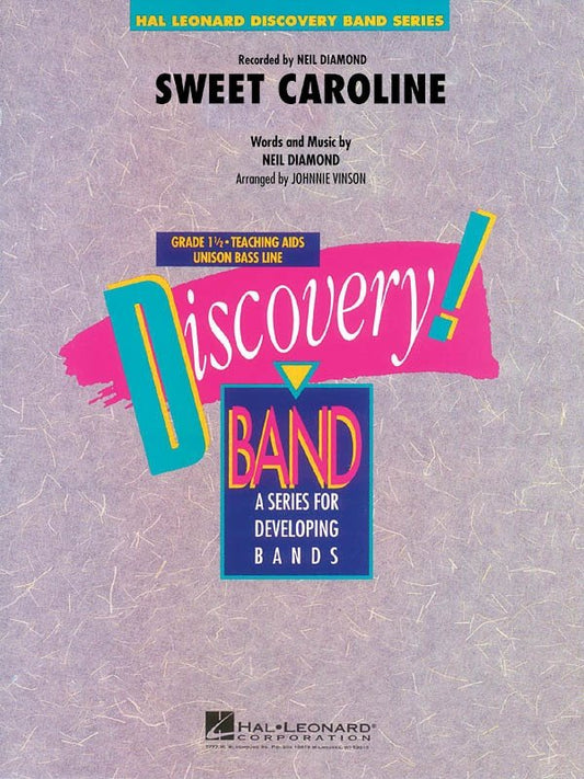 Sweet Caroline CB1.5 SC/PTS - Hal Leonard Band Arrangement
