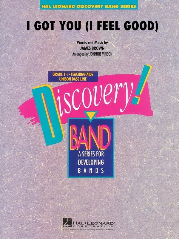 I Got You (I Feel Good) — Concert Band Grade 1.5, Score & Parts (Hal Leonard)