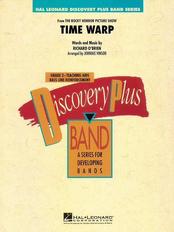 Time Warp — Concert Band Grade 2, Score & Parts (Hal Leonard)