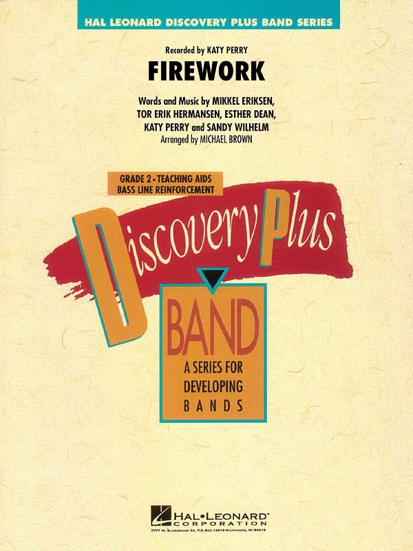 Firework — Concert Band Grade 2, Score & Parts (Hal Leonard)
