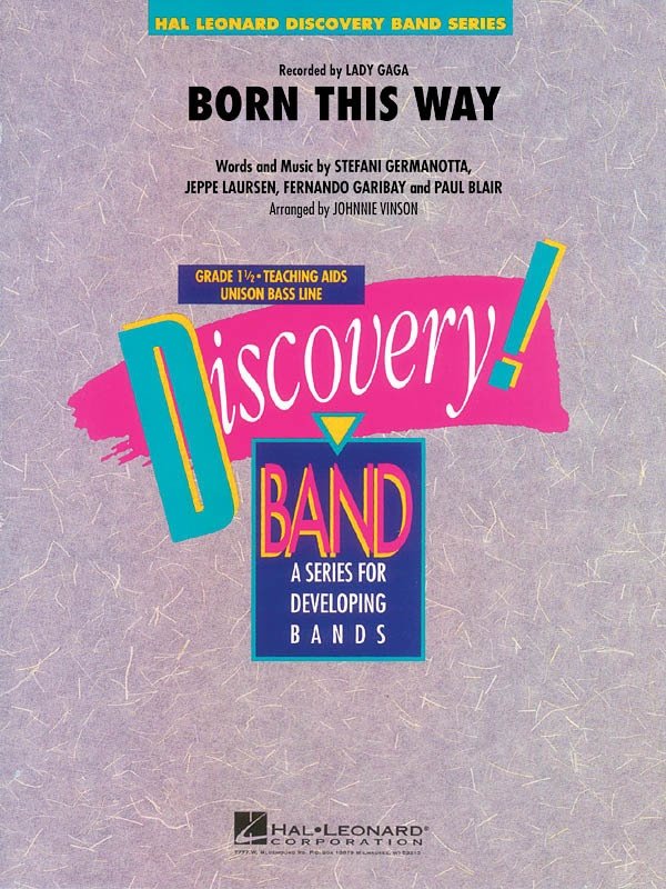 Born This Way Cb1.5 Sc/Pts (Hal Leonard)