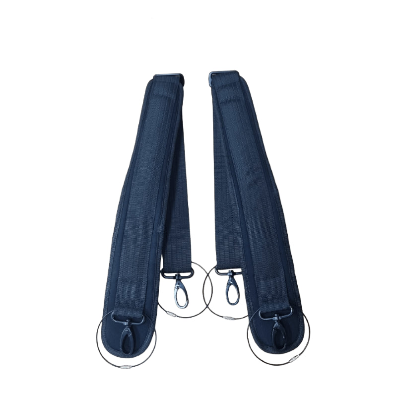 Security Straps for HQ PolyCarb Violin Case - Half Moon & Oblong Pair
