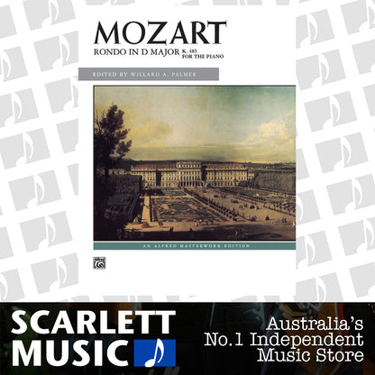 Mozart Rondo D Major K 485 Piano — view 2