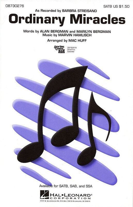 Ordinary Miracles SATB (O/P)