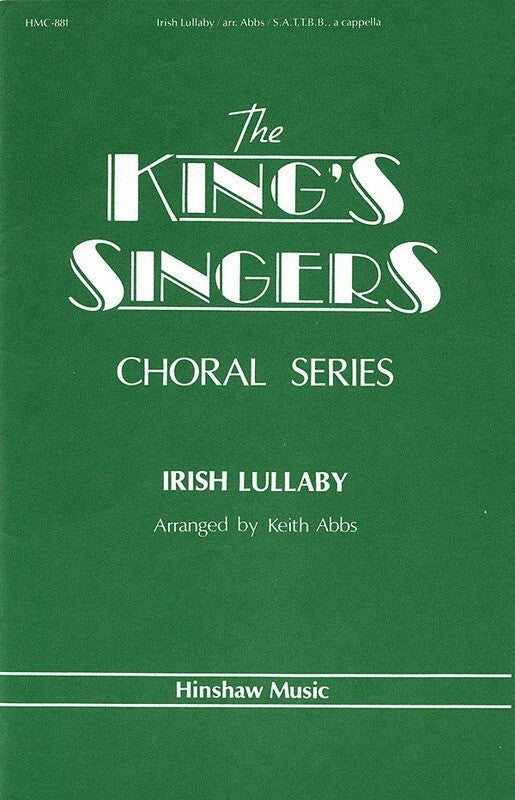 Irish Lullaby SATTB