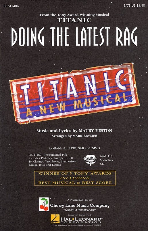 Doing The Latest Rag From Titanic SATB