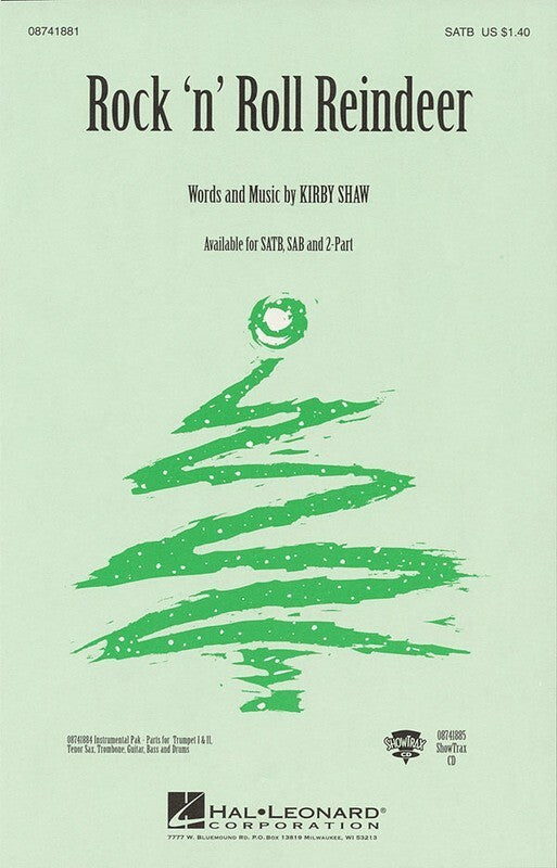Rock N Roll Reindeer SATB
