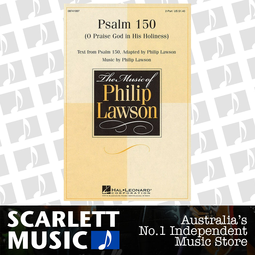 Psalm 150 2 Pt Arr Lawson — view 2