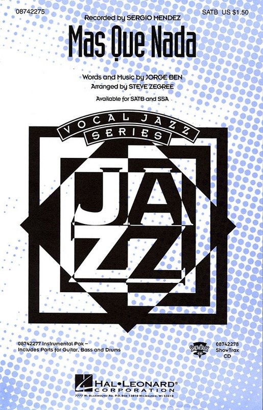 Mas Que Nada Satb (Hal Leonard)