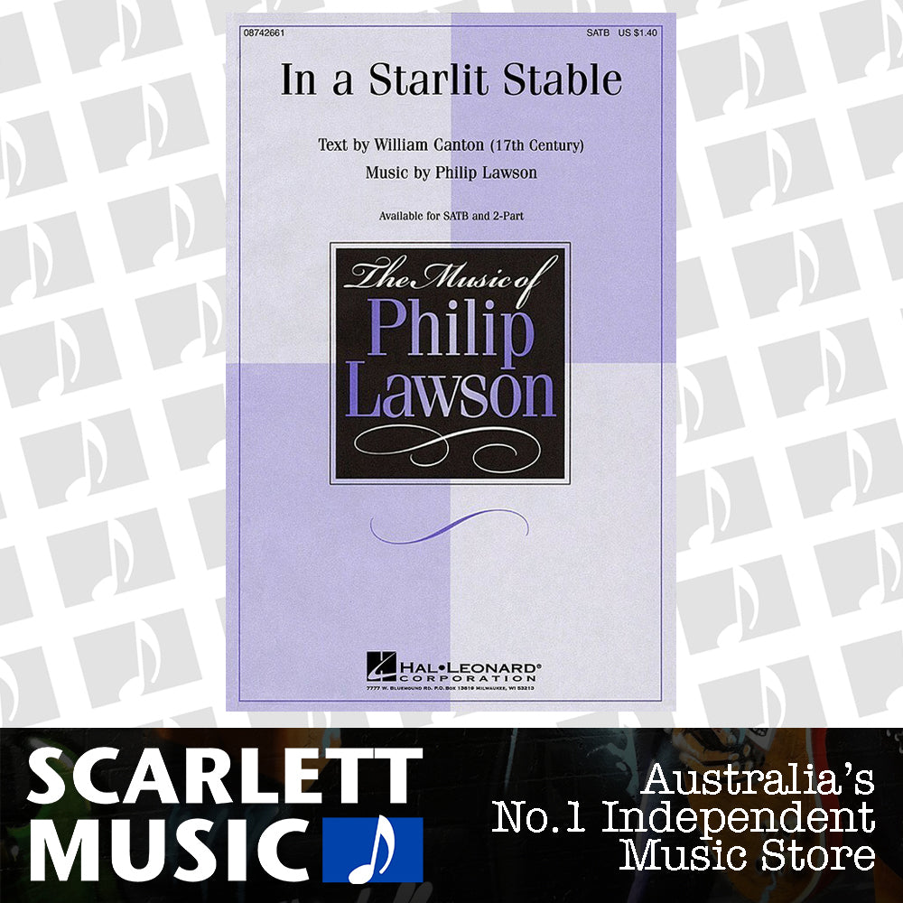 In A Starlit Stable SATB — view 2