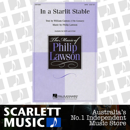 In A Starlit Stable SATB — view 2