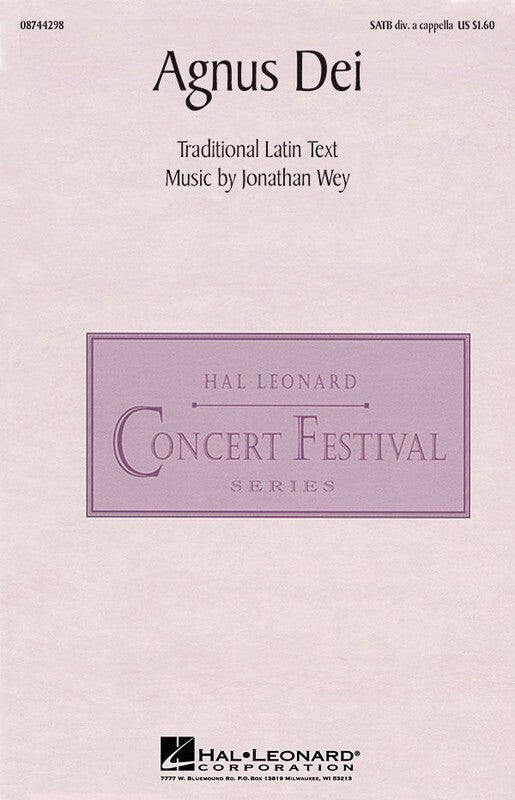 Agnus Dei SATB