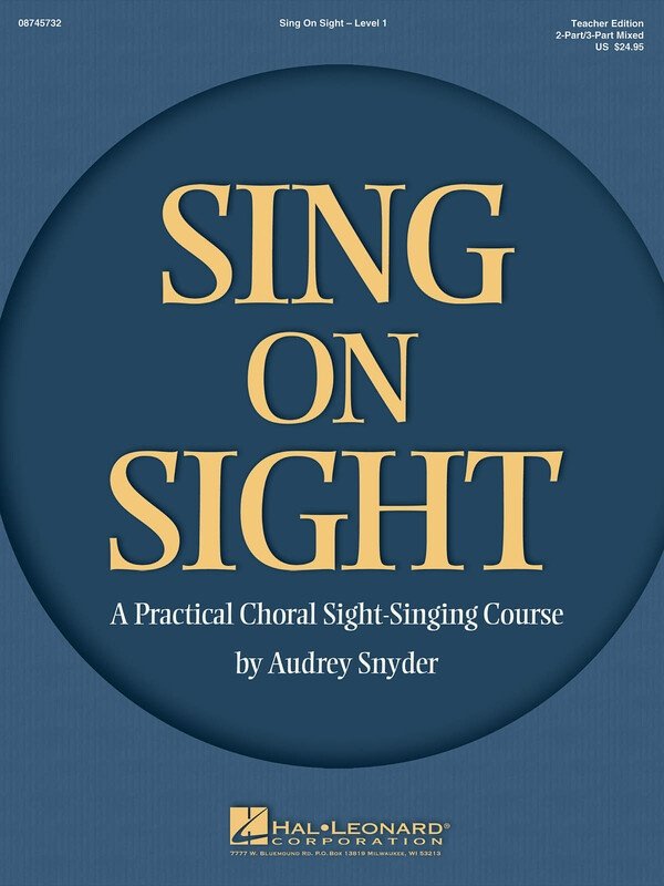 Sing on Sight, Vol. 1 — 2/3-Part Mixed Teacher Edition (Hal Leonard) [Methodology Chorals]