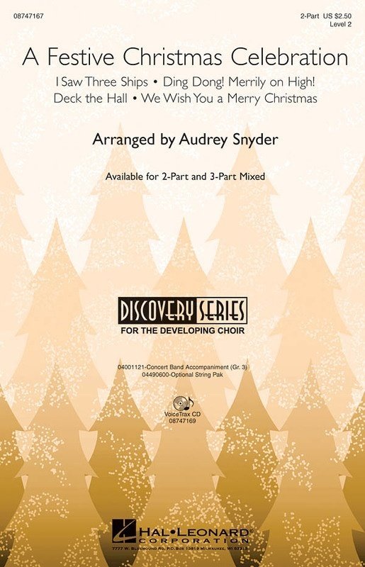 Festive Christmas Celebration — SAB Choral Score, Opt. Children's Choir & Orchestra (Hal Leonard) [Discovery Christmas Choral]