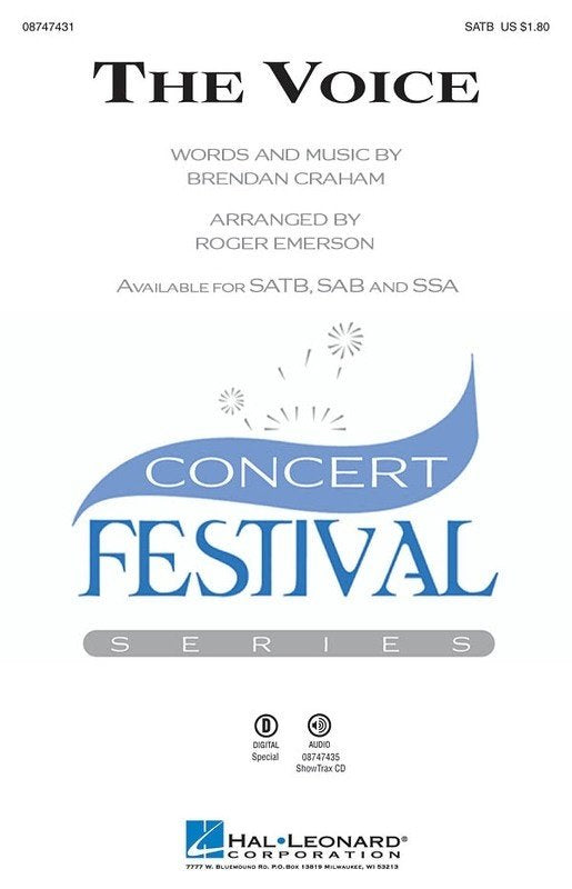The Voice — SSA Choral Score, arr. Roger Emerson (Hal Leonard)