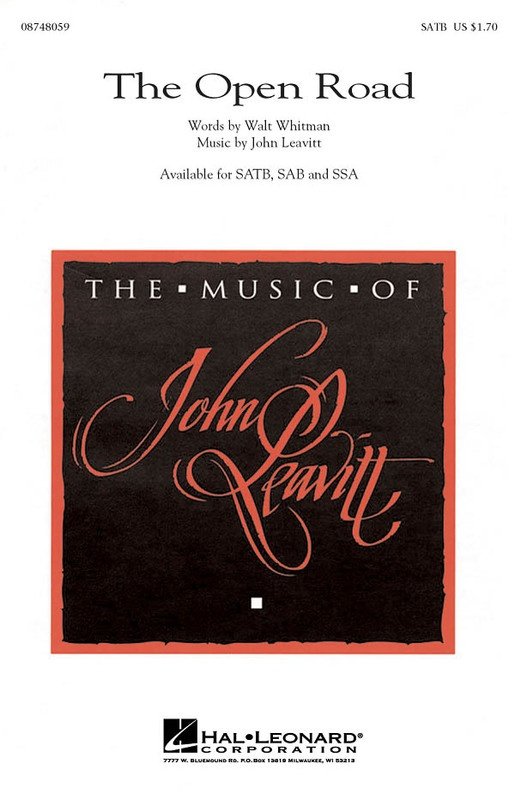 Open Road — SATB Choral Score (Hal Leonard)