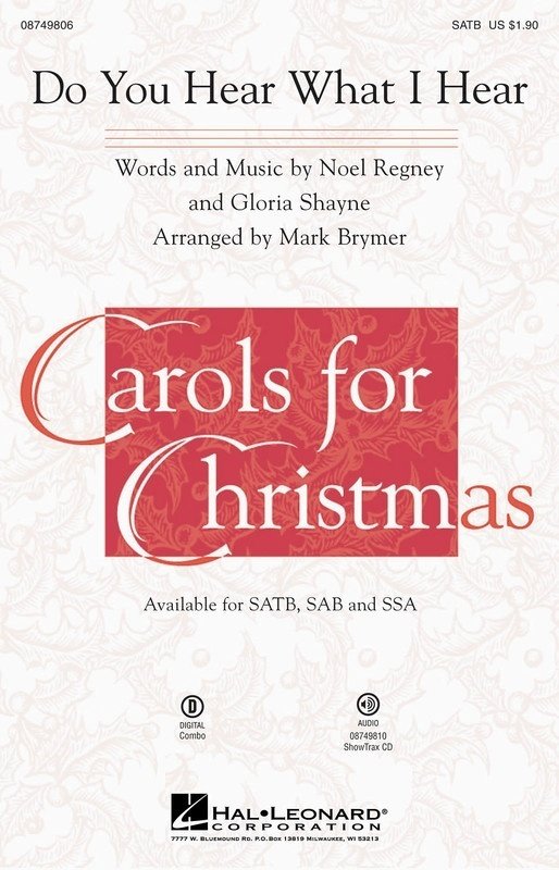 Do You Hear What I Hear? — SSA Choral Score, arr. Mark Brymer (Hal Leonard)