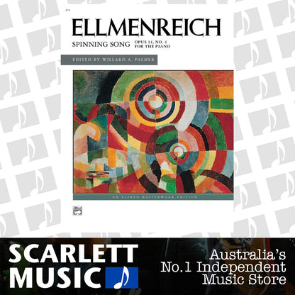 Ellmenreich Spinning Song Op 14 No 4 Piano — view 2