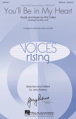 You'll Be in My Heart — SSAA Choral Score, arr. Mac Huff (Hal Leonard)
