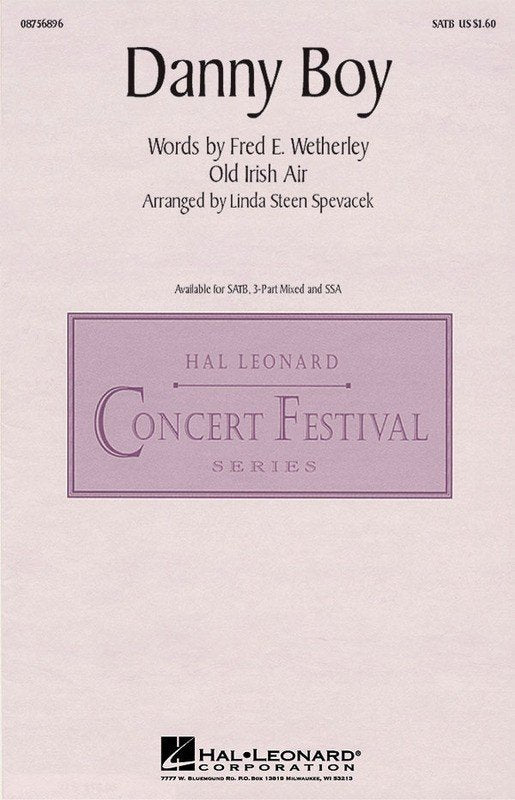 Danny Boy SSA Choral Sheet Music by Hal Leonard, 16 Pages, Performance Time 4:50 — view 3