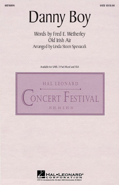 Danny Boy SSA Choral Sheet Music by Hal Leonard, 16 Pages, Performance Time 4:50 — view 3