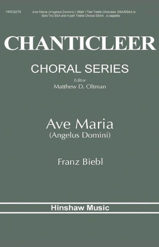Ave Maria (Angelus Domini) Ssa/Ssaa A Cappella (Pod) (Hinshaw Music)