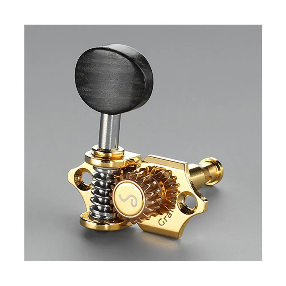 Schaller GrandTune Gold/Ebony Uke Tuning Machines 10550503