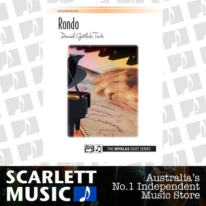 Turk Rondo Sheet Music for Piano Duet — view 2