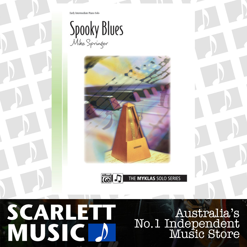 Spooky Blues Piano Sheet Music — view 2