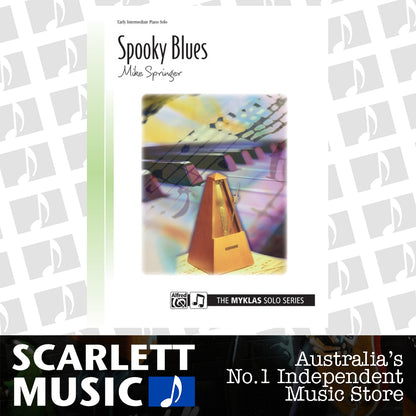 Spooky Blues Piano Sheet Music — view 2