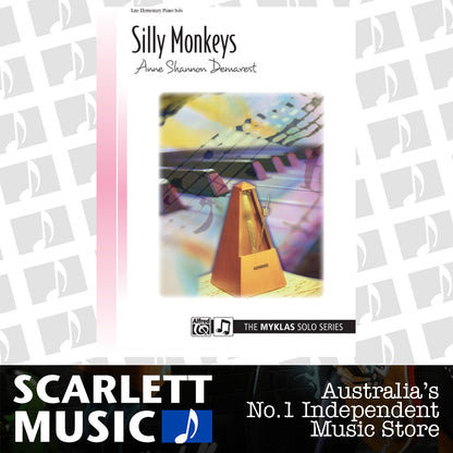 Silly Monkeys Piano Sheet Music — view 2