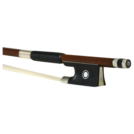 Paul Brazilwood Round Violin Bow - 4/4, Intermediate, Ebony Frog, Made in Germany