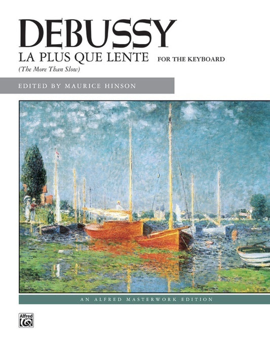 Debussy La Plus Que Lente Piano