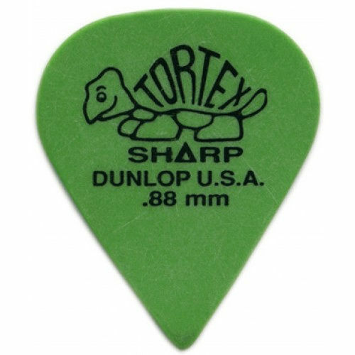 12 x Jim Dunlop Tortex Sharp 0.88mm Gauge Guitar Picks USA Free Post