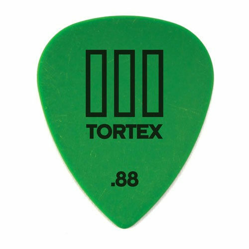 24 x Jim Dunlop Tortex TIII Green 0.88mm Guitar Picks T3 USA