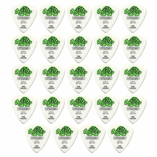 24 x Jim Dunlop Tortex Wedge 0.88mm Guitar Picks 424R USA Bulk Pack